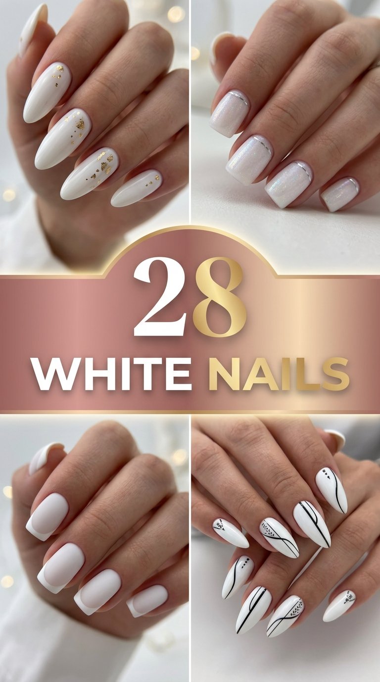 white nails