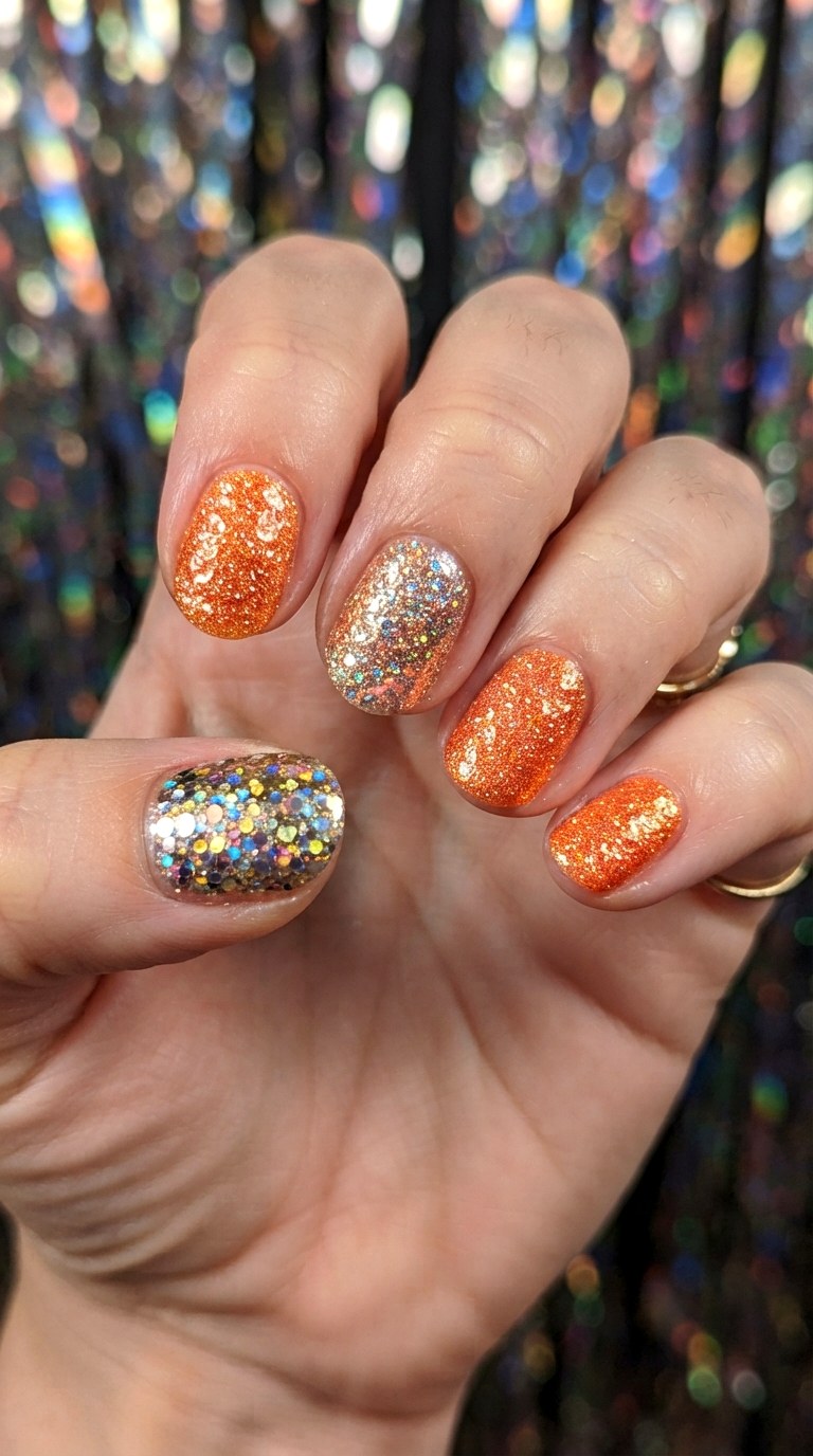 All Glitter Bomb Colorful Nails - 20 colorful nails