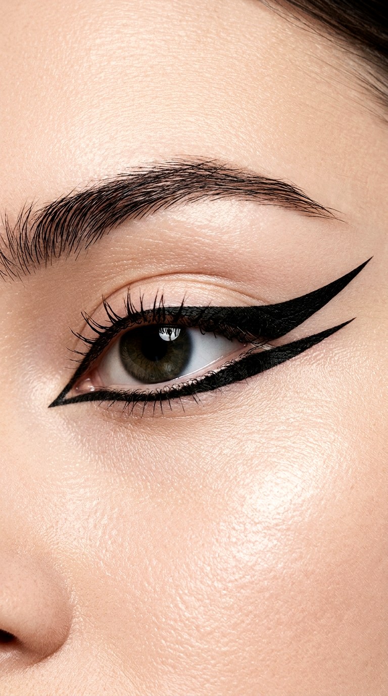 Double Wing Eyeliner - 22 Trending eyeliner styles  2026