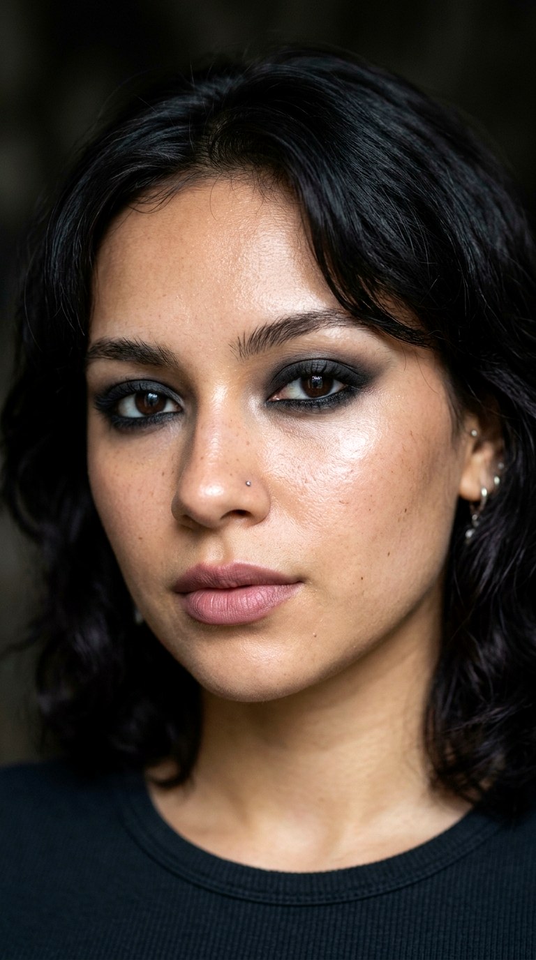 Soft Goth Smudged Liner - 22 Trending eyeliner styles  2026