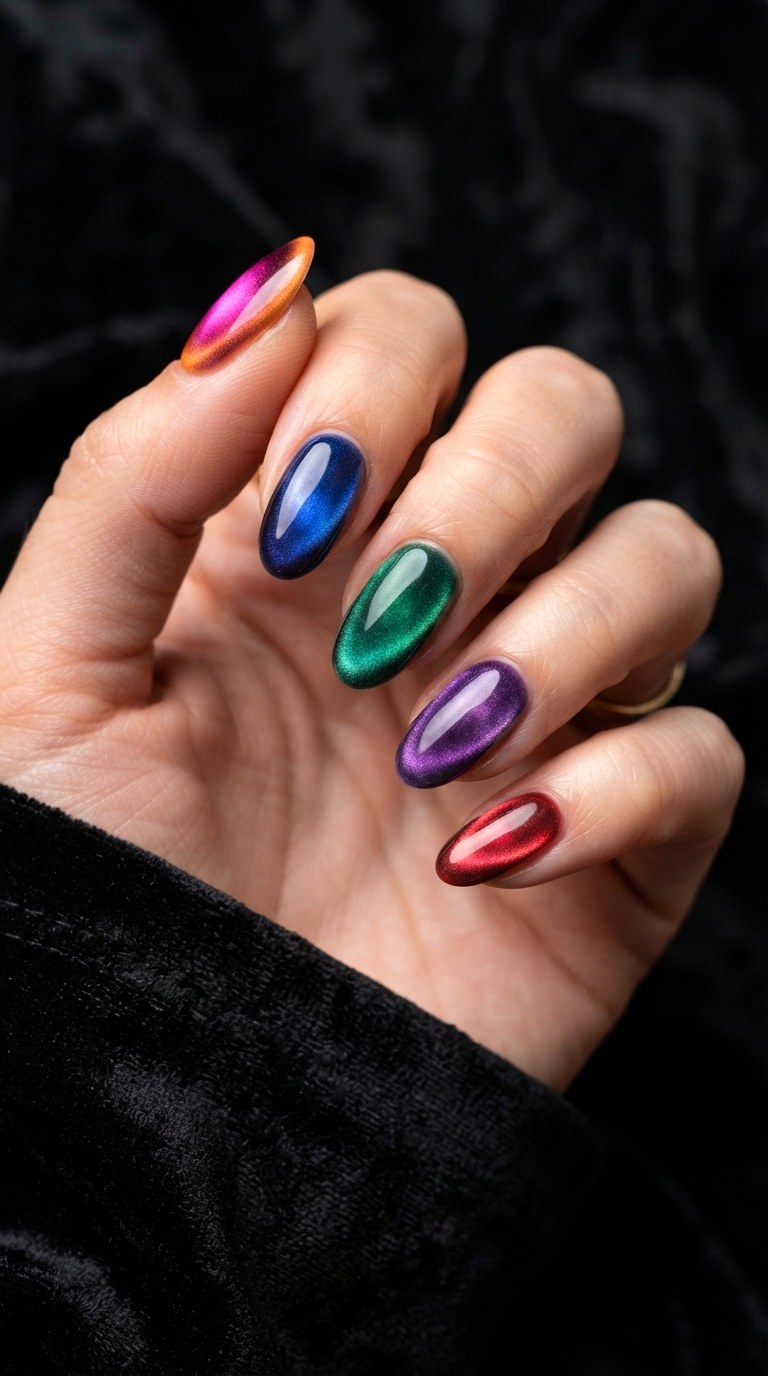 Velvet Aura Colorful Nails - 20 colorful nails