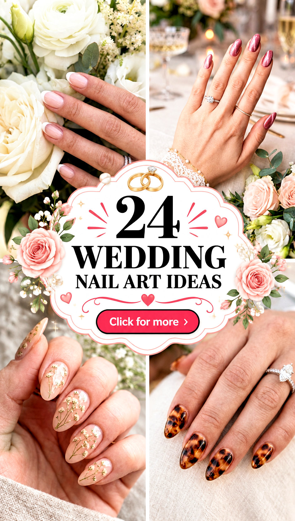 24 Wedding Nail Art Ideas - 24 Wedding Nail Art Ideas