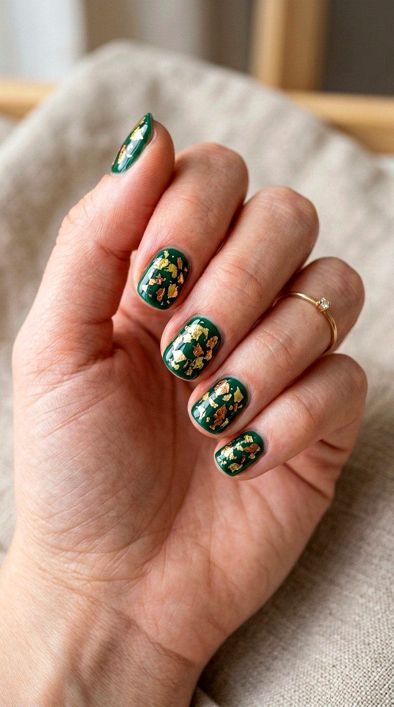 Metallic Foil Fragment Designs - 25 Nail Art Design Ideas