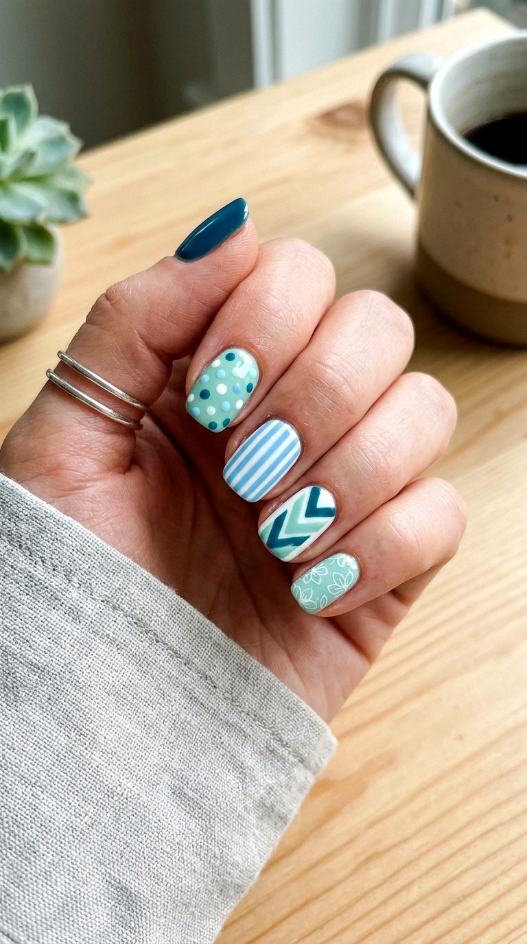 24 Teal Nail Art Ideas for a Bold, Modern Manicure Refresh