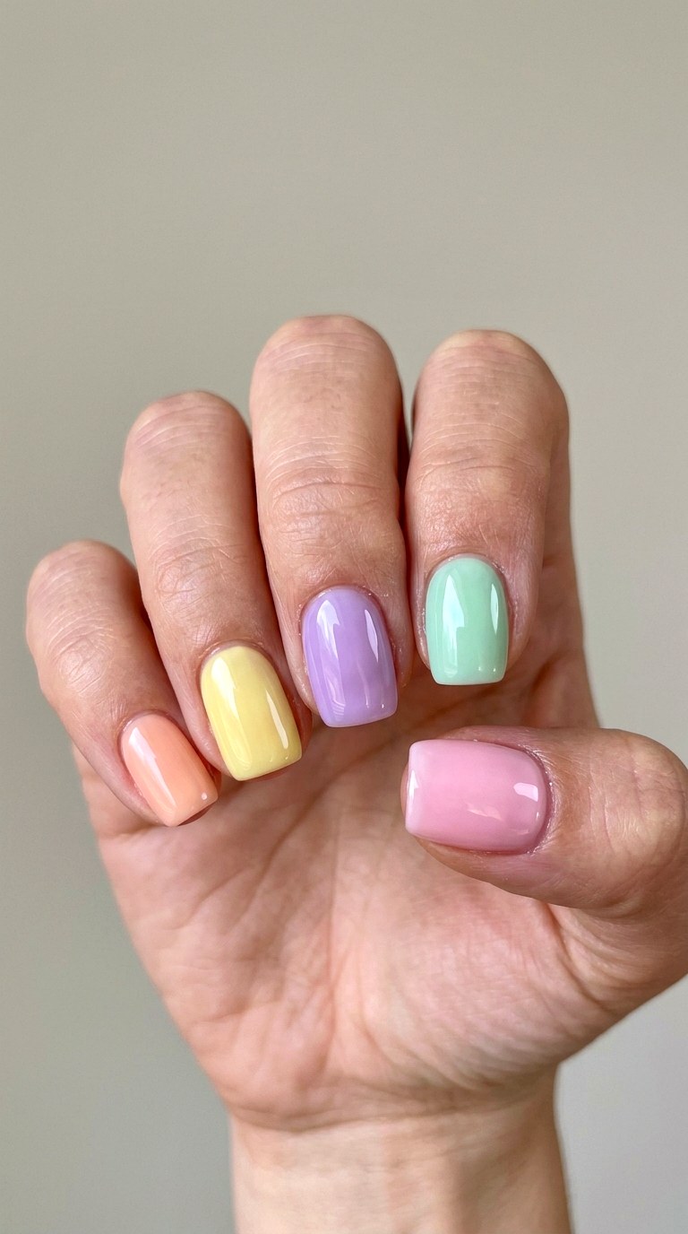 Pastel Gummy Nails for a Soft Sweet Vibe - 25 gummy nail art