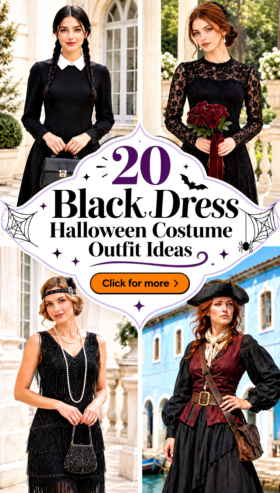 20 Black Dress Halloween Costume Outfit Ideas for Easy Glam - 20 Black Dress Halloween Costume Outfit Ideas for Easy Glam
