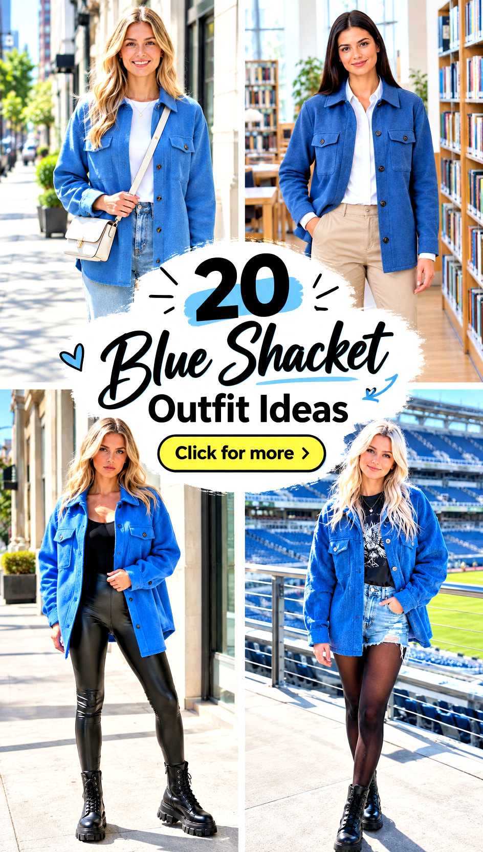 20 Blue Shacket Outfit Ideas for Cozy Effortless Fall Style - 20 Blue Shacket Outfit Ideas for Cozy, Effortless Fall Style