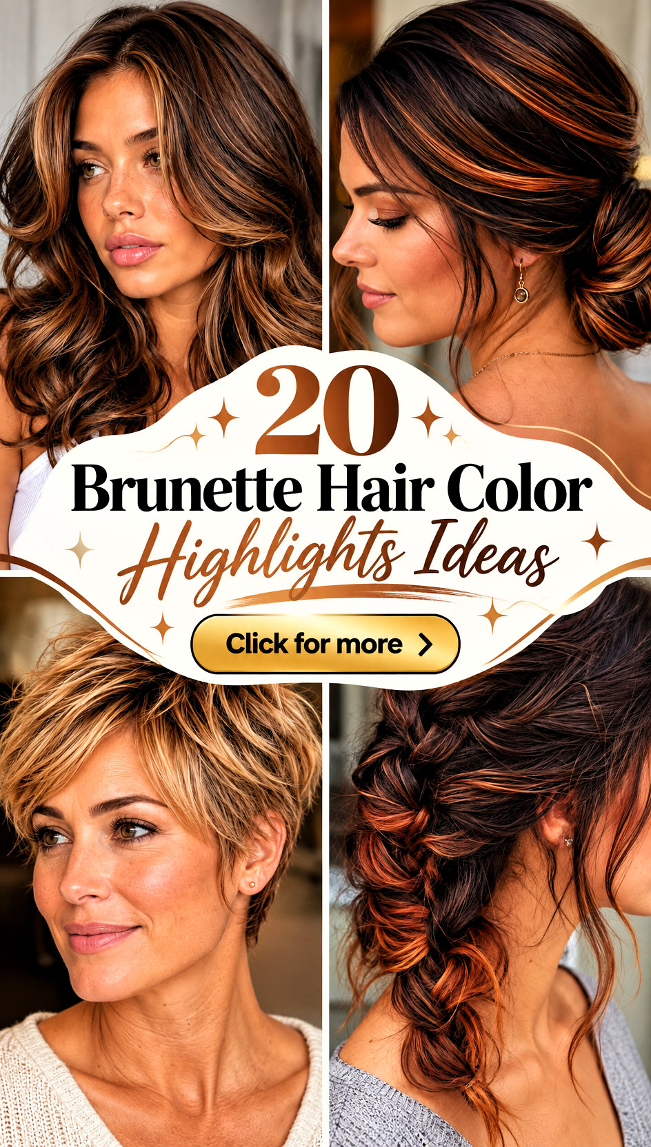 20 Brunette Hair Color Highlights Ideas for a Radiant Refresh - 20 Brunette Hair Color Highlights Ideas for a Radiant Refresh
