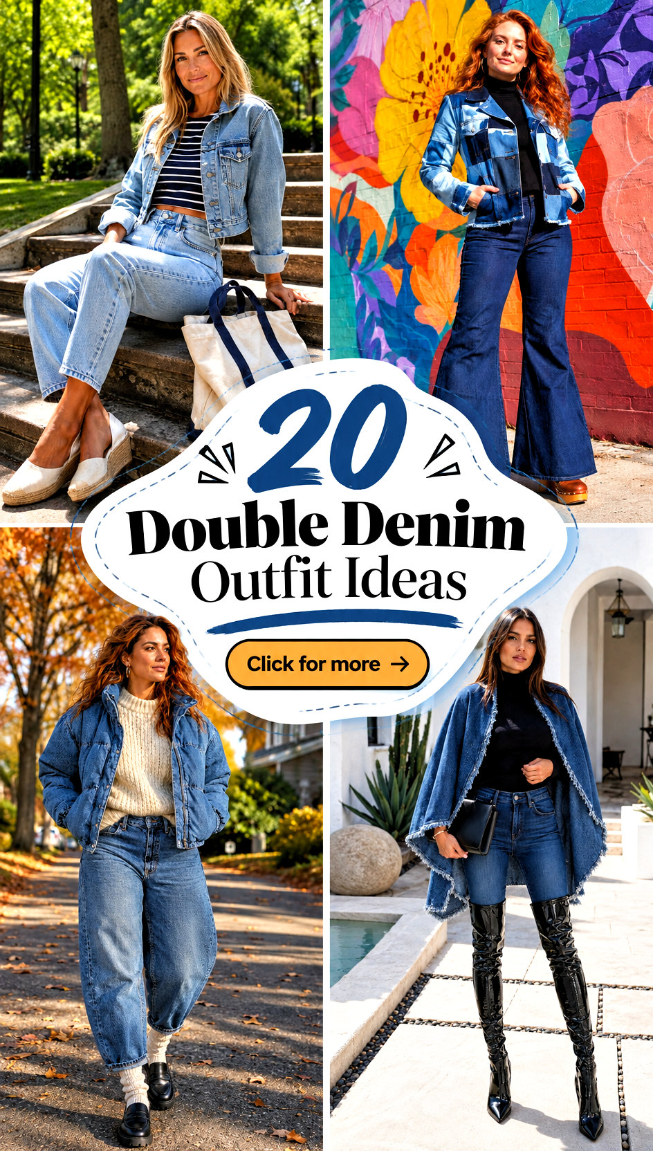 20 Double Denim Outfit Ideas for a Bold Wearable Refresh - 20 Double Denim Outfit Ideas for a Bold, Wearable Refresh