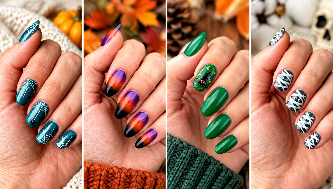 20 Easy Halloween Nail Ideas for Cute Spooky Beginner Looks