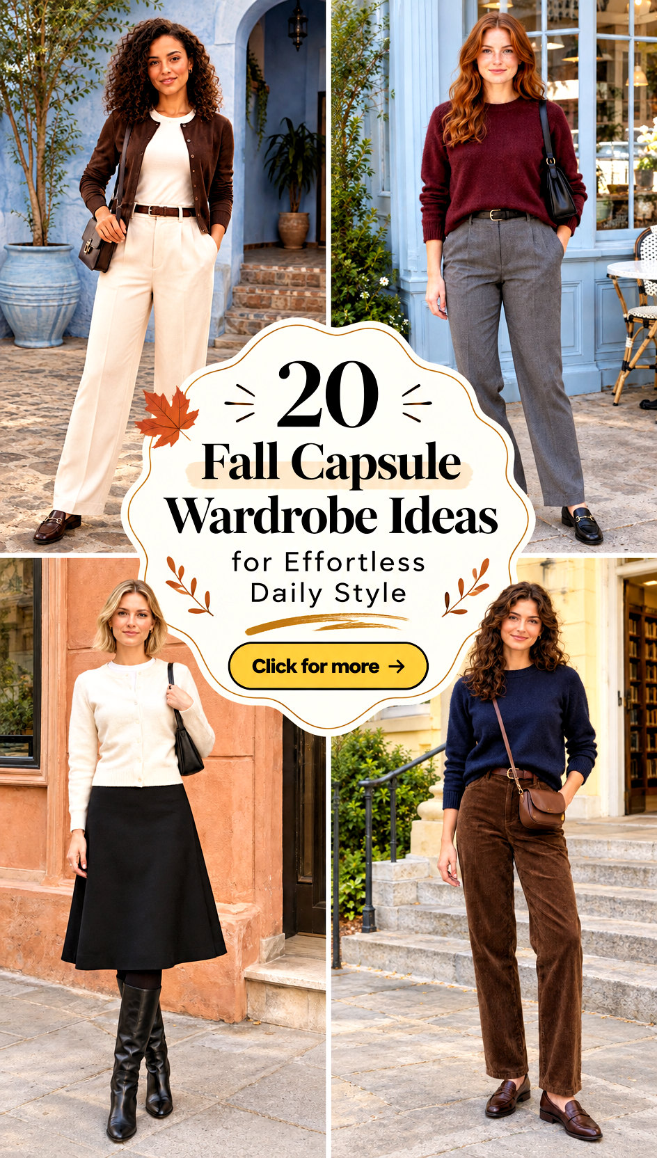 20 Fall Capsule Wardrobe Ideas for Effortless Daily Style - 20 Fall Capsule Wardrobe Ideas for Effortless Daily Style