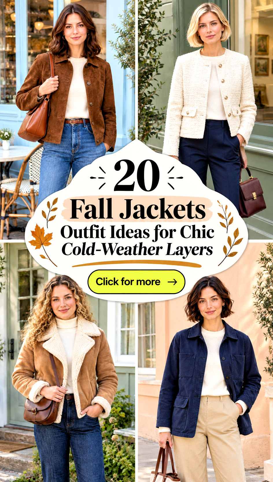 20 Fall Jackets Outfit Ideas for Chic Cold-Weather Layers - 20 Fall Jackets Outfit Ideas for Chic Cold-Weather Layers