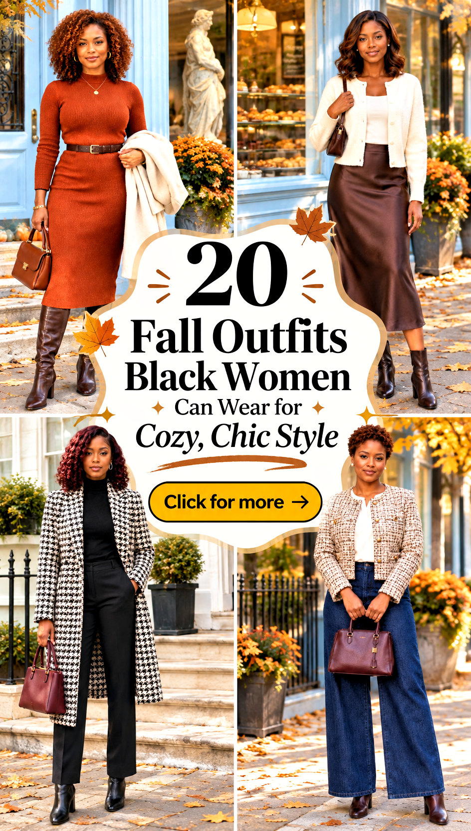 20 Fall Outfits Black Women Can Wear for Cozy Chic Style - 20 Fall Outfits Black Women Can Wear for Cozy, Chic Style