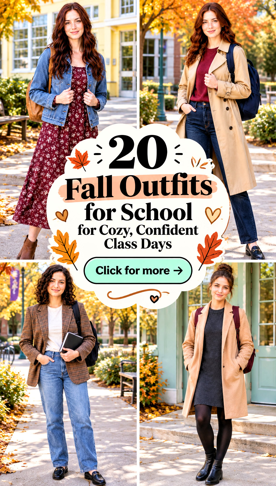20 Fall Outfits for School for Cozy Confident Class Days - 20 Fall Outfits for School for Cozy, Confident Class Days