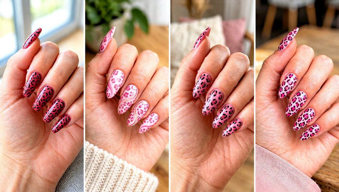 20 Pink Leopard Nail Design Ideas for a Bold Weekend Look