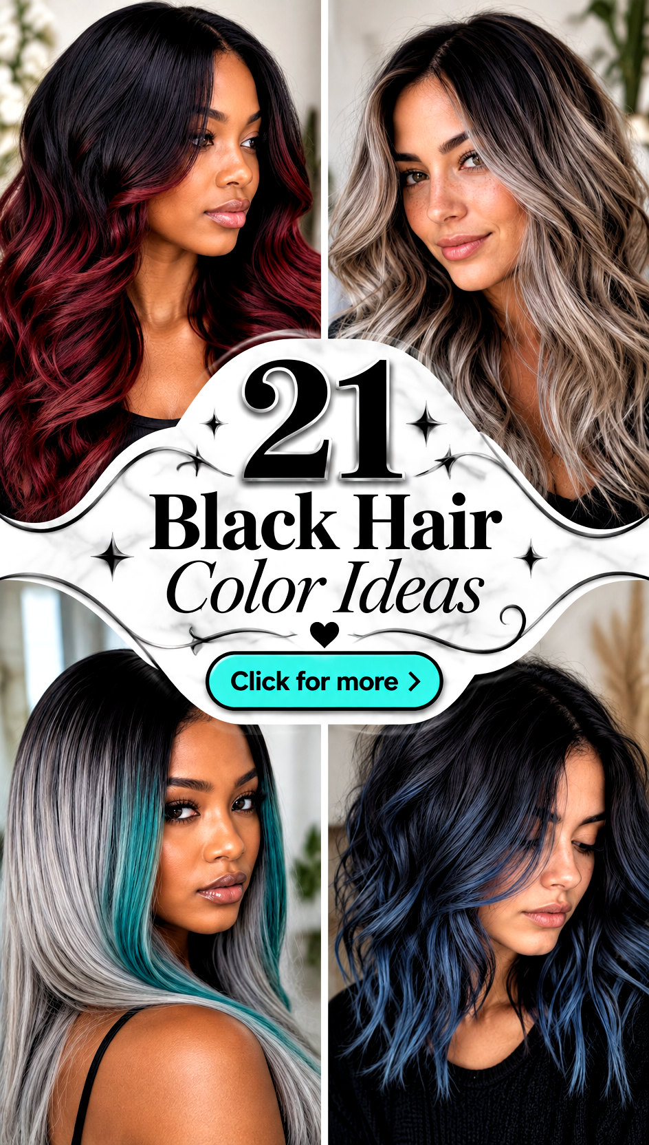 21 Black Hair Color Ideas for a Rich Glossy Style Refresh - 21 Black Hair Color Ideas for a Rich, Glossy Style Refresh