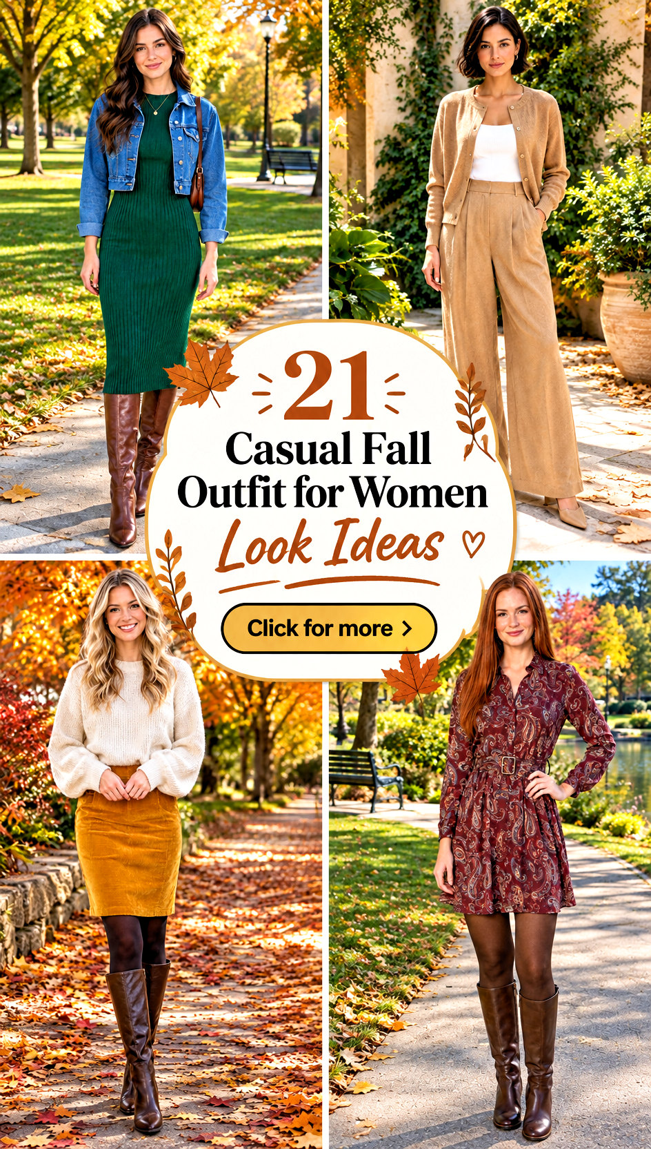 21 Casual Fall Outfit for Women Look Ideas for Cozy Days - 21 Casual Fall Outfit for Women Look Ideas for Cozy Days