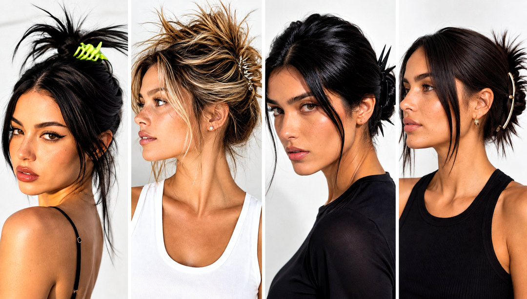 21 Spiky Claw Hairstyle Ideas for Playful Y2K-Inspired Looks