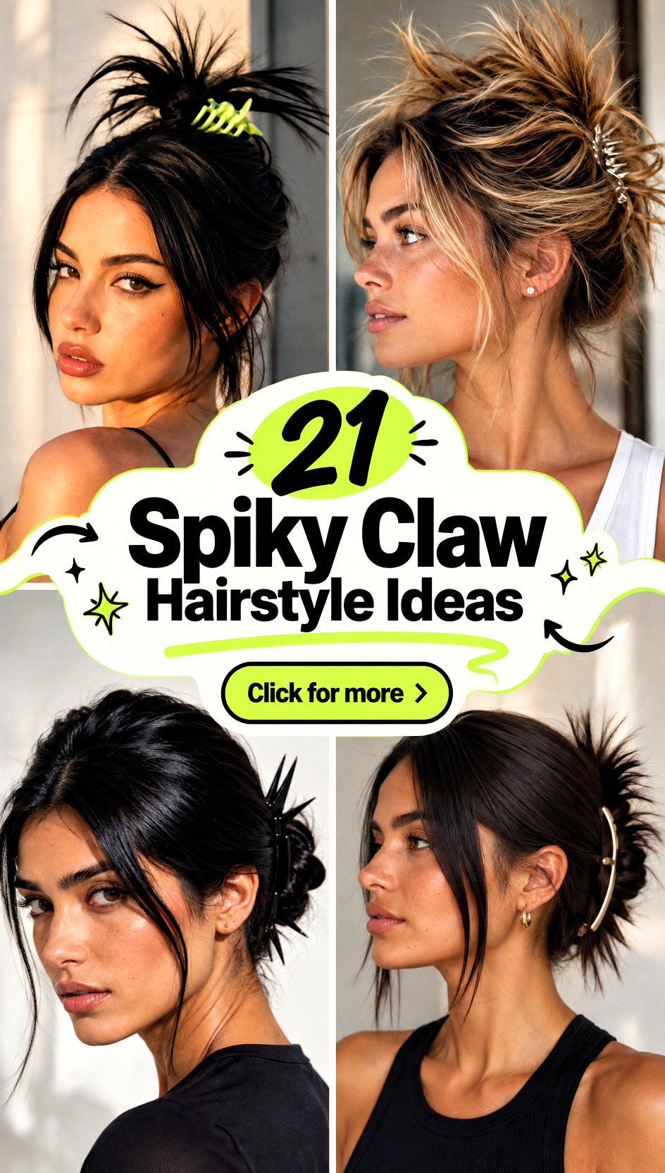 21 Spiky Claw Hairstyle Ideas for Playful Y2K-Inspired Looks - 21 Spiky Claw Hairstyle Ideas for Playful Y2K-Inspired Looks