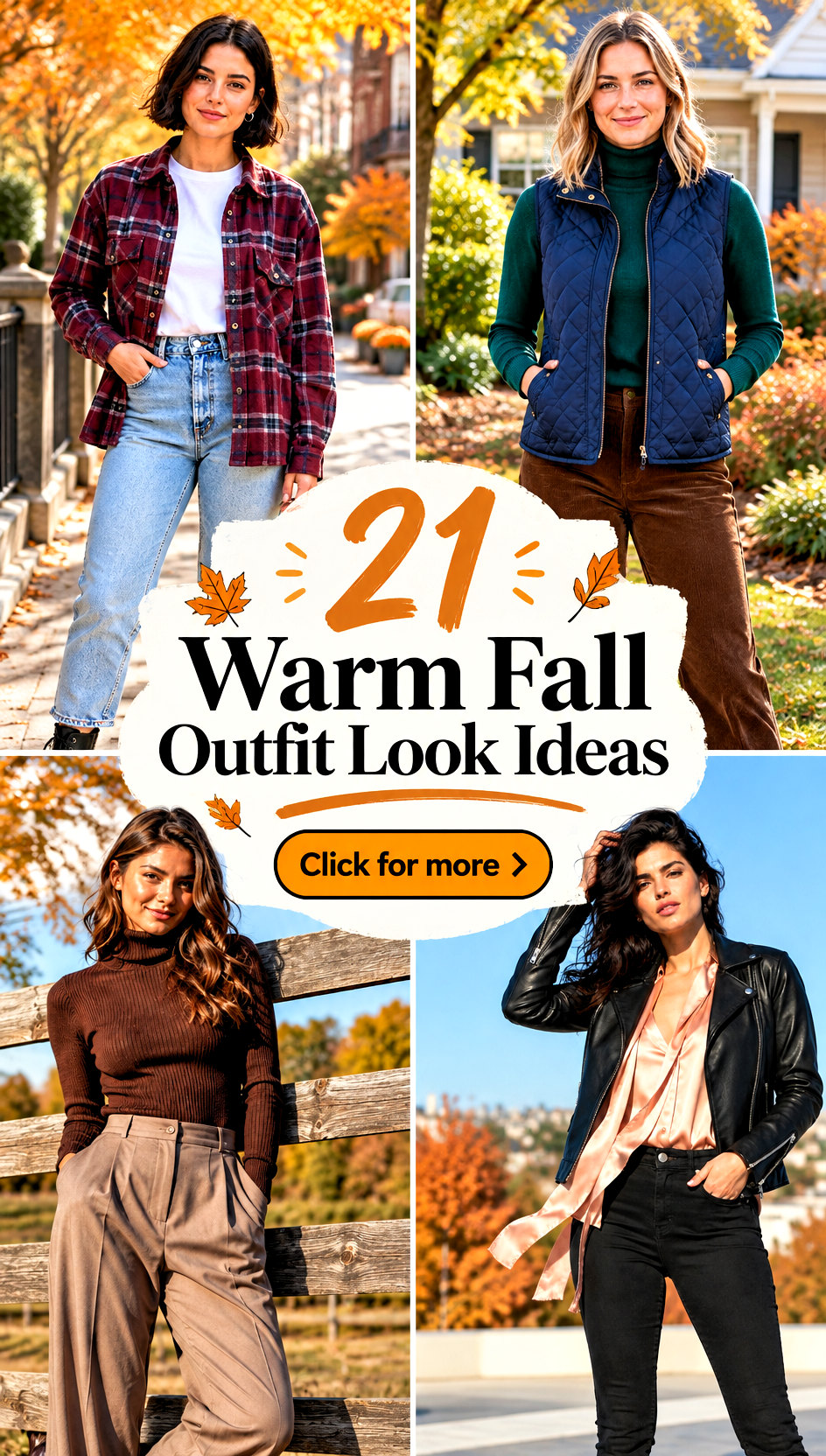 21 Warm Fall Outfit Look Ideas for Cozy Stylish Weekends - 21 Warm Fall Outfit Look Ideas for Cozy, Stylish Weekends