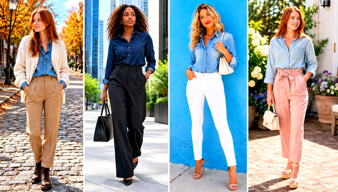 22 Denim Button Up Outfit Ideas for Effortless Casual Chic