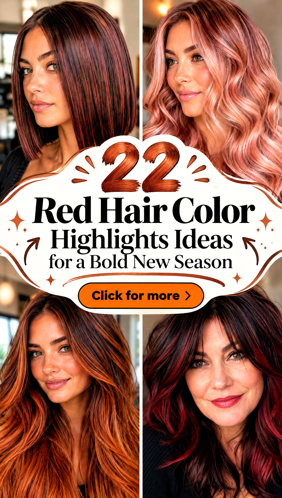 22 Red Hair Color Highlights Ideas for a Bold New Season - 22 Red Hair Color Highlights Ideas for a Bold New Season