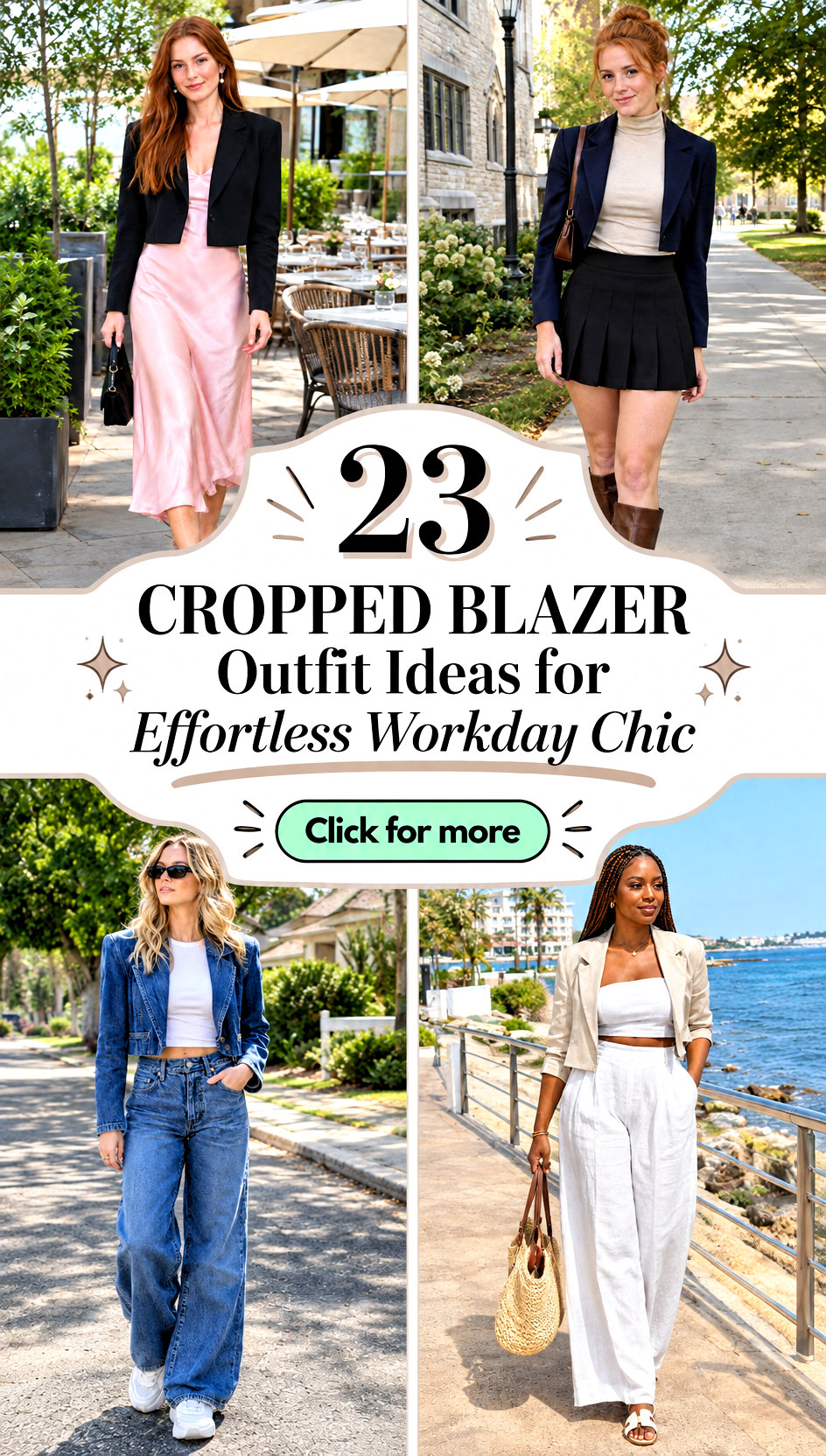 23 Cropped Blazer Outfit Ideas for Effortless Workday Chic - 23 Cropped Blazer Outfit Ideas for Effortless Workday Chic