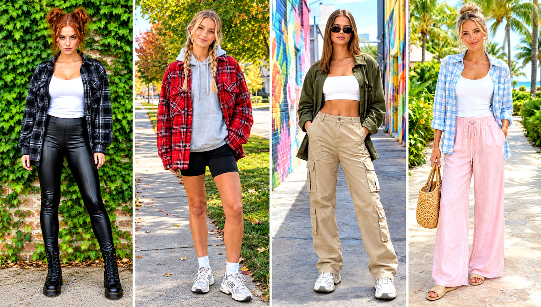 23 Shacket Outfit Women Look Ideas for Easy Cozy Fall Style