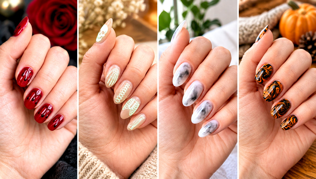 23 Simple Halloween Nail Design Ideas for Spooky Easy Style