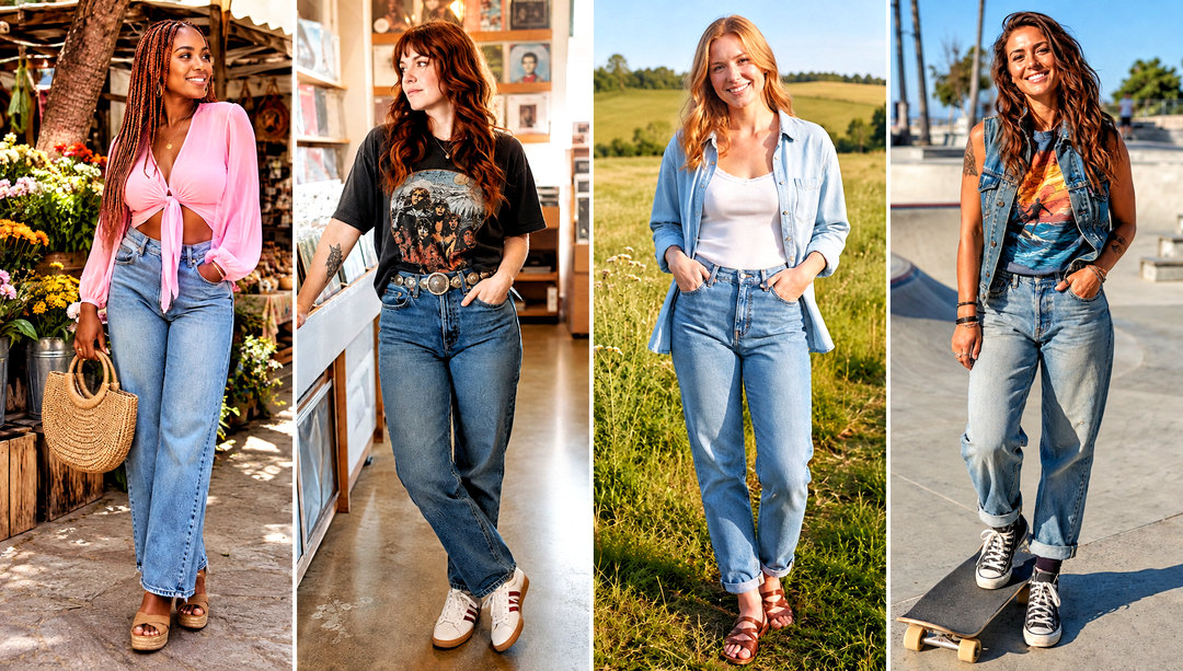 23 Vintage Wash Jeans Outfit Ideas for Cool Weekend Looks