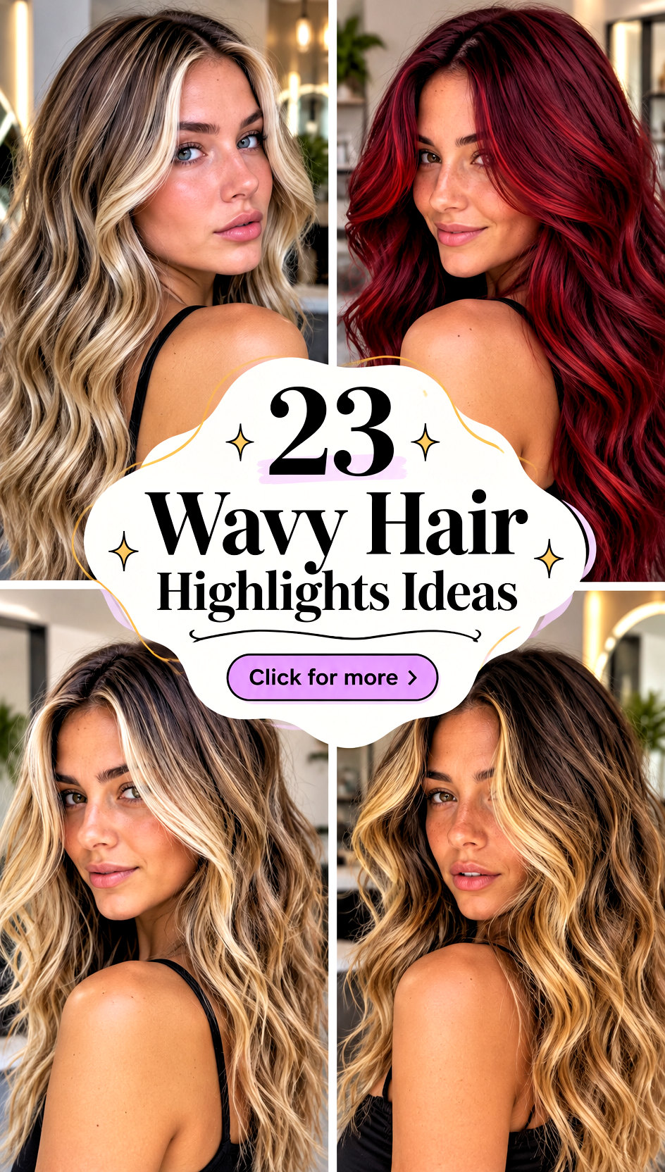 23 Wavy Hair Highlights Ideas for a Fresh Sun-Kissed Look - 23 Wavy Hair Highlights Ideas for a Fresh, Sun-Kissed Look