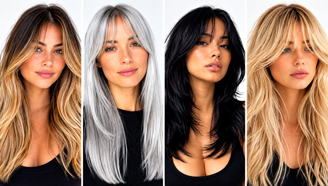24 Wispy Curtain Bangs Long Hair Ideas for a Soft New Look