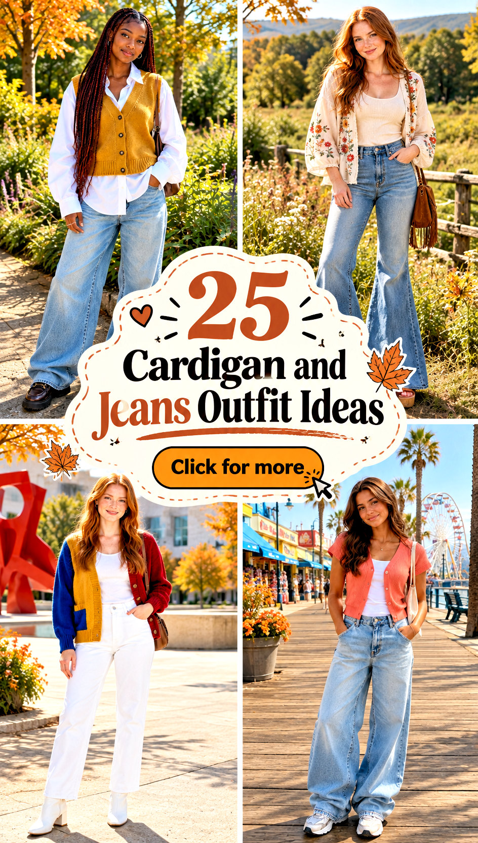 25 Cardigan and Jeans Outfit Ideas for Effortless Fall Style - 25 Cardigan and Jeans Outfit Ideas for Effortless Fall Style