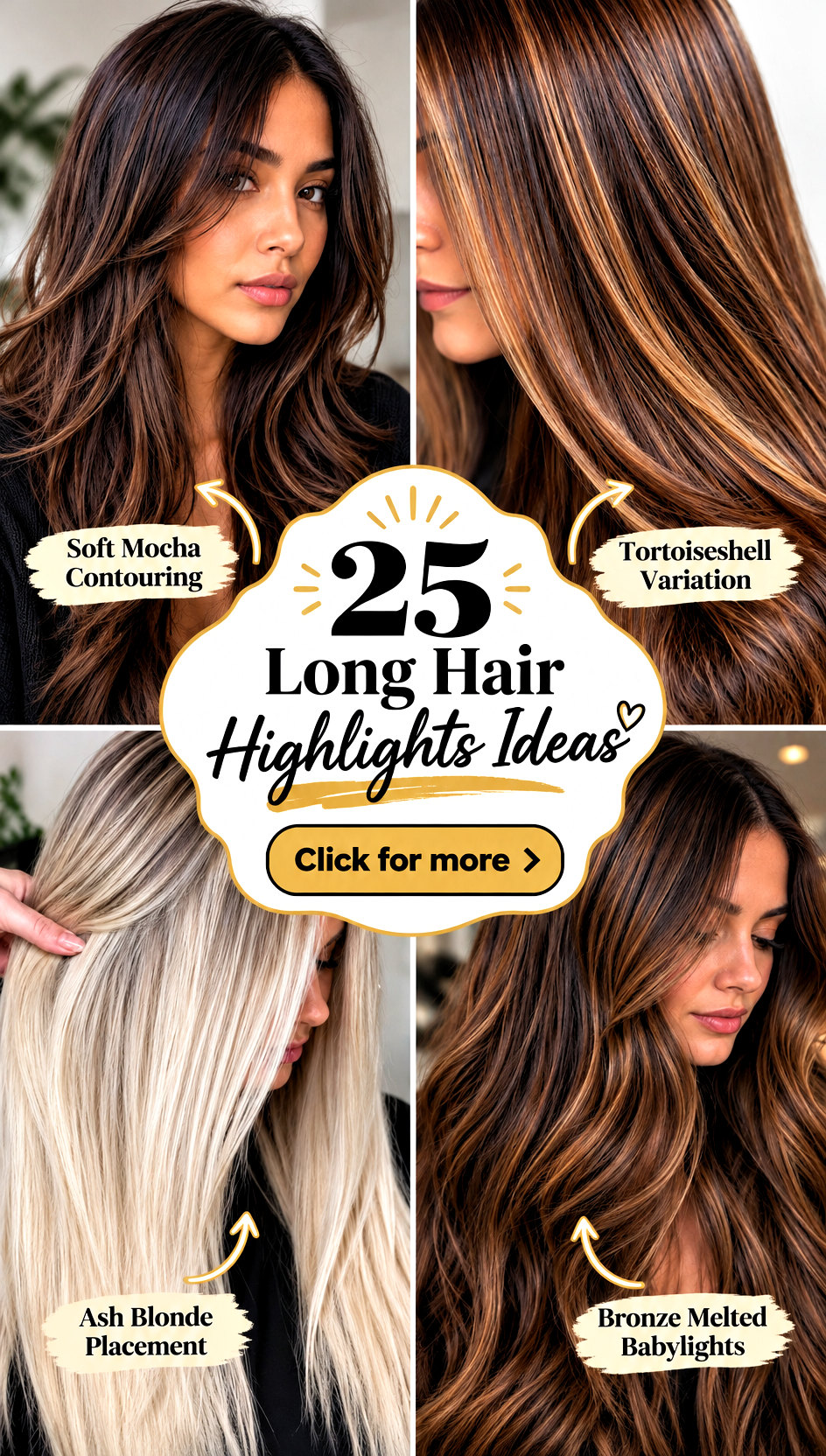 25 Long Hair Highlights Ideas for a Fresh Sun-Kissed Glow - 25 Long Hair Highlights Ideas for a Fresh, Sun-Kissed Glow