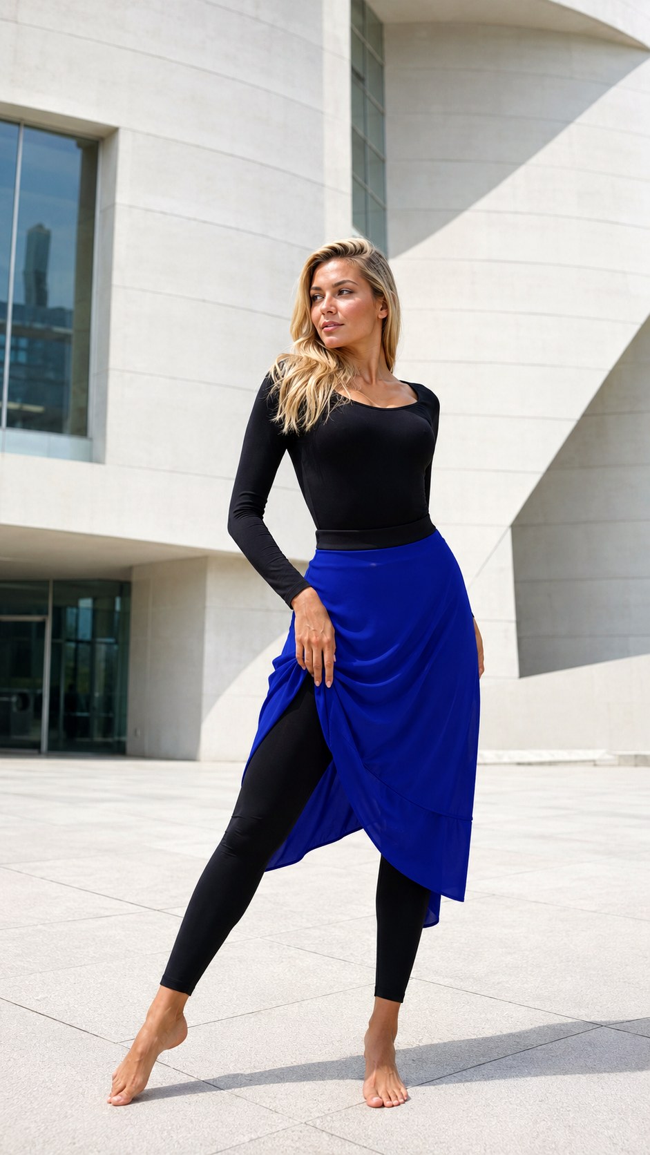 Asymmetrical Hem Skirt Over Leggings Modern - 21 Skirt Over Leggings Ideas