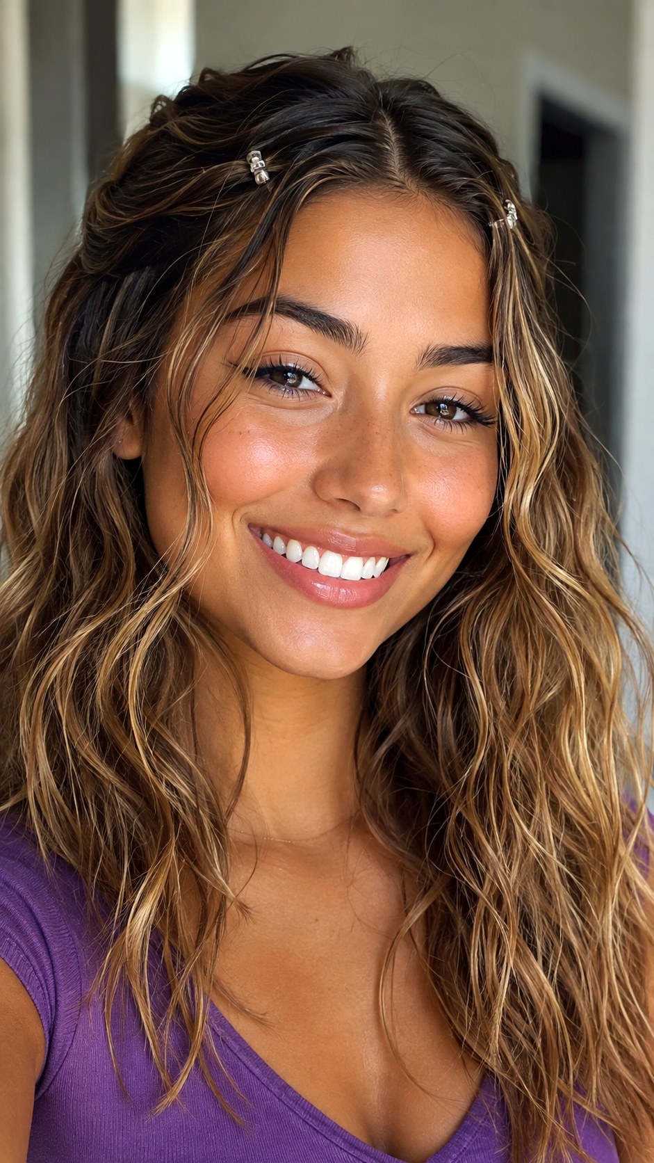 Baby Clip Wavy Tendrils - 22 y2k hairstyle ideas