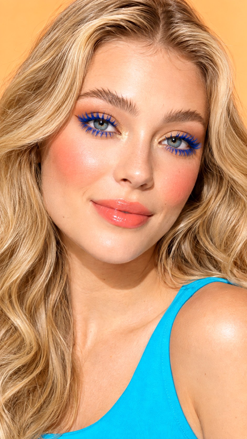 Blue Mascara Eyelash Makeup - 22 eyelashes make up ideas