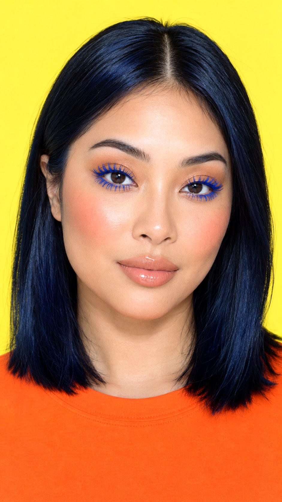 Blue Mascara Makeup - 22 eyelash perfect make up ideas