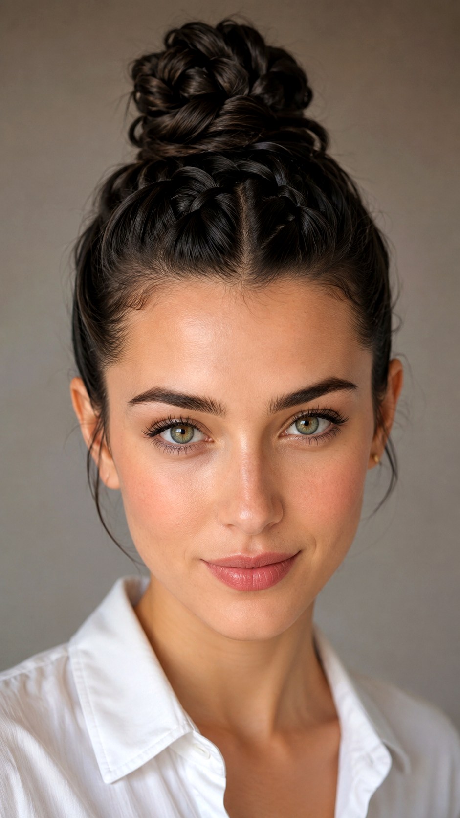 Braided Top Knot Style - 22 y2k hairstyle ideas