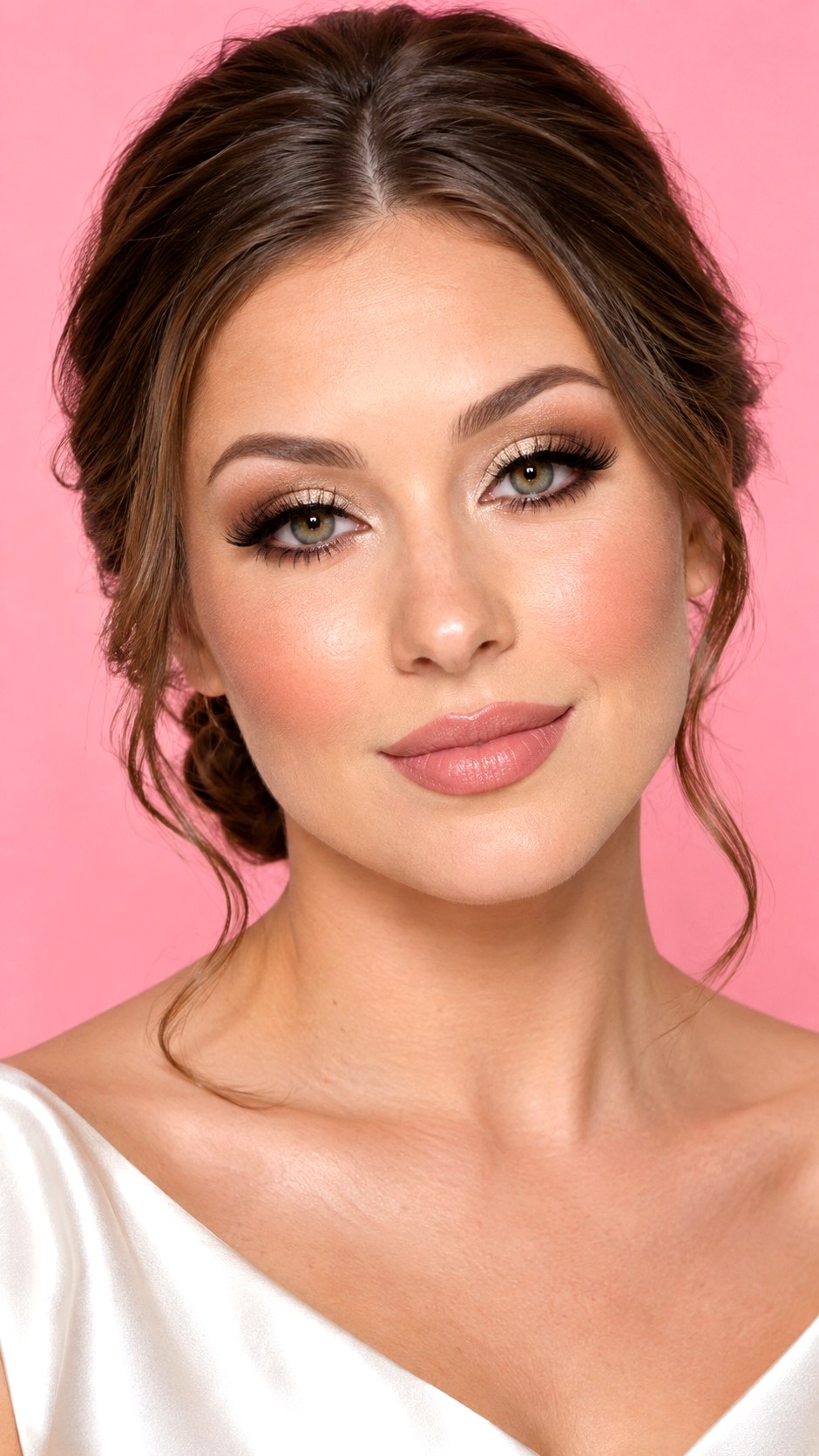 Bridal Makeup With Individual Lashes - 22 eyelash perfect make up ideas
