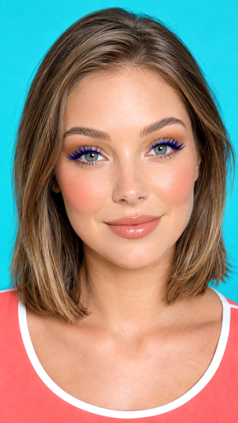 Brushed Brows and Blue Lashes - 21 eyebrow and eyelash makeup ideas
