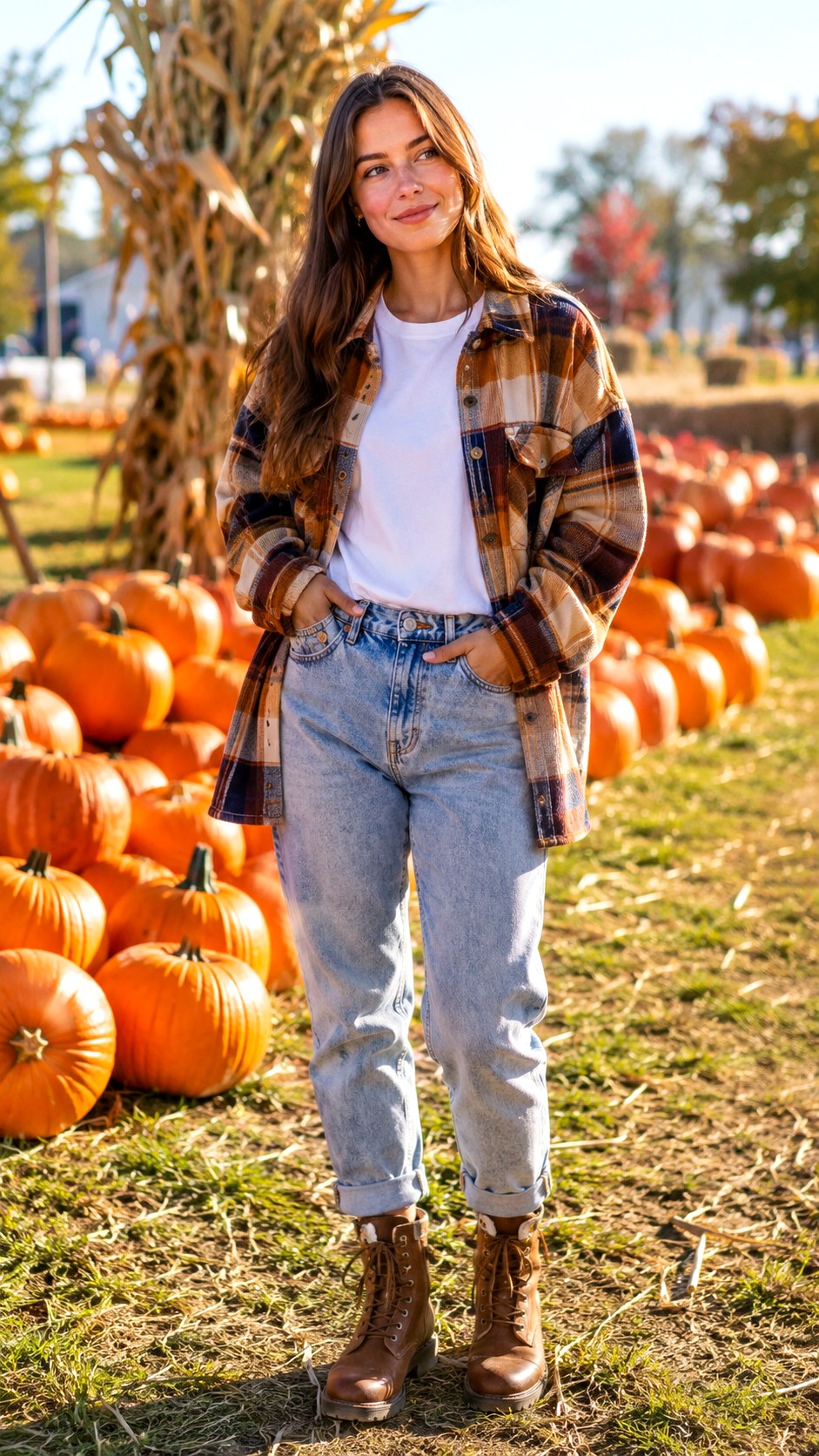 Button Down Shacket and Acid Washed Jeans Outfit - 21 Acid Washed Jeans outfit Ideas