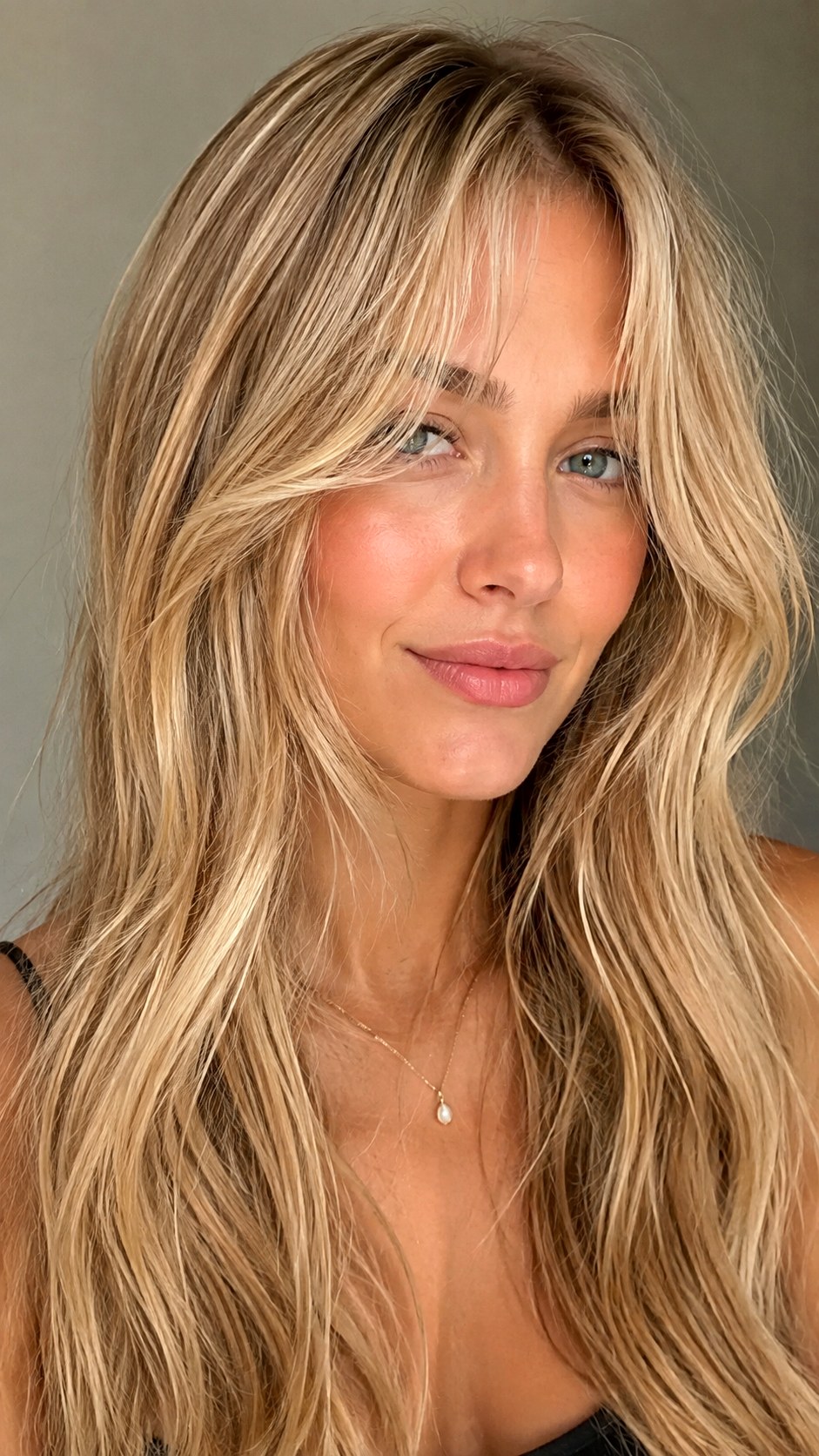 Champagne Blonde Wispy Bangs - 20 Wispy Curtain Bangs Long Hair Ideas