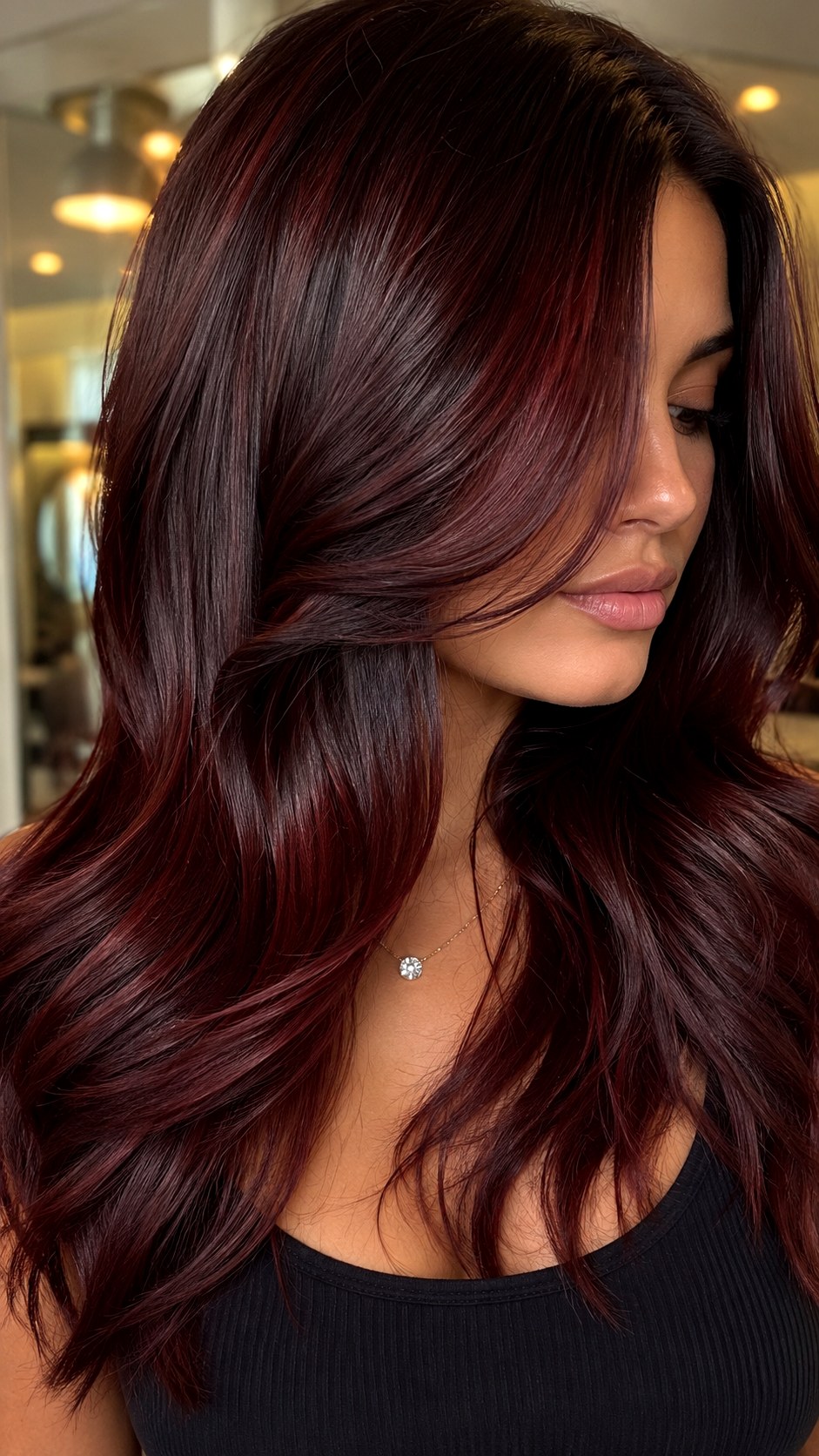Cherry Cola High Gloss Finish - 25 hair color for morena ideas