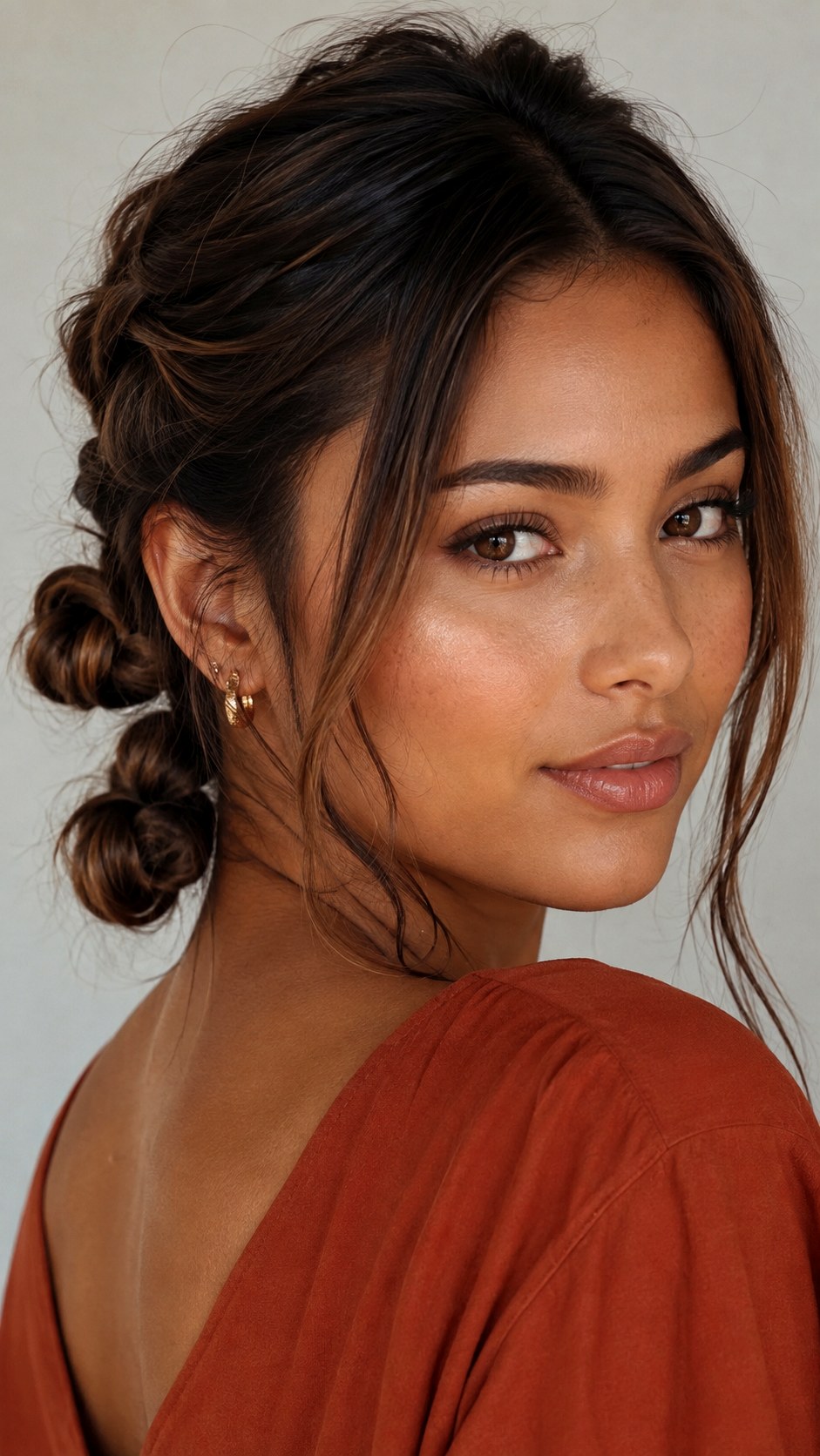 Chic Double Hair Knots - 22 y2k hairstyle ideas