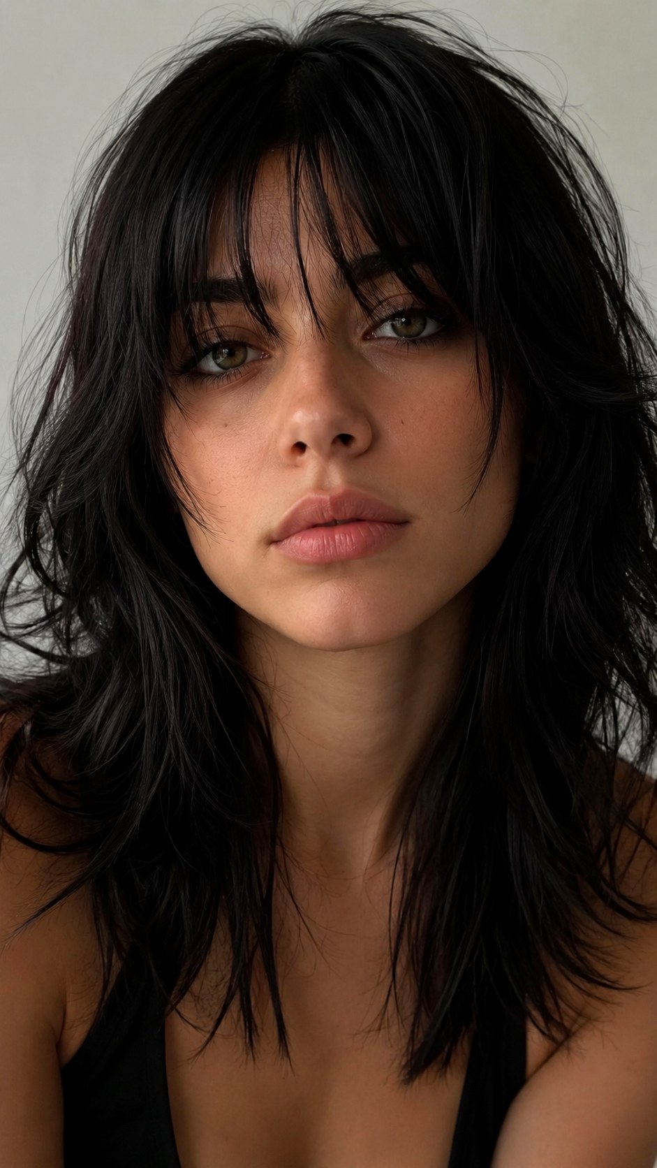 Choppy Edgy Shaggy Curtain Bangs - 25 Face Framing Curtain Bangs Ideas
