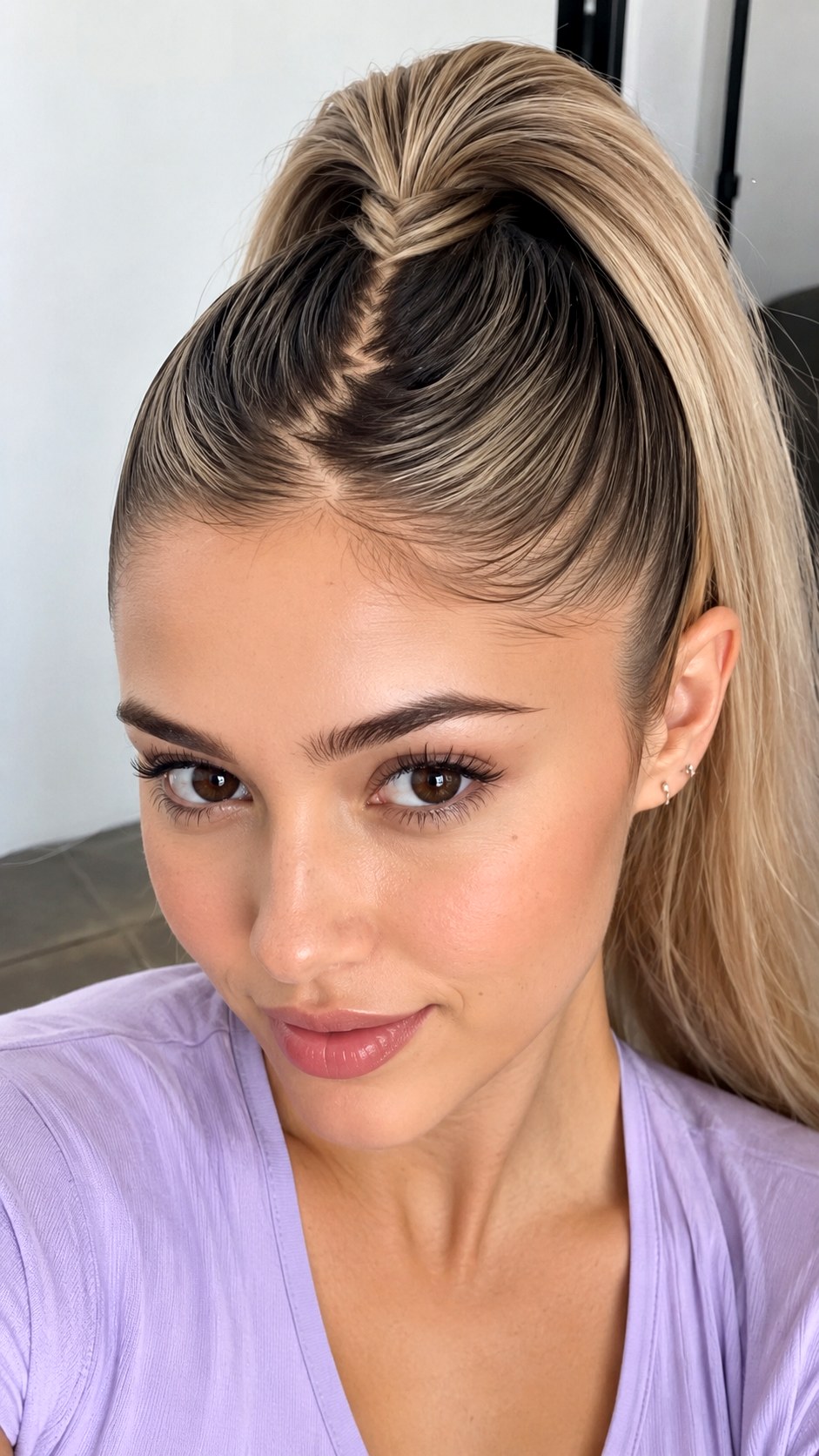 Classic Zig Zag Part Style - 22 y2k hairstyle ideas