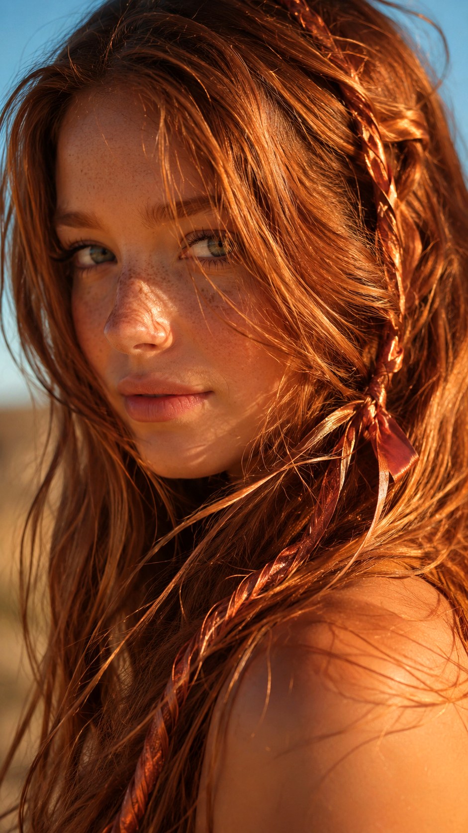 Copper Cowgirl Ribbons highlights - 24 vivid hair color highlights ideas