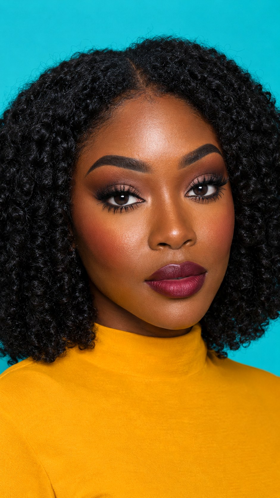 Dark Brows and Lower Lashes - 21 eyebrow and eyelash makeup ideas
