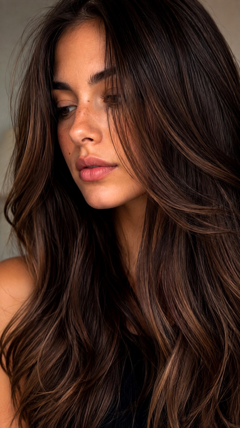 Expensive Brunette Dimensional Color - 25 brown hair color ideas
